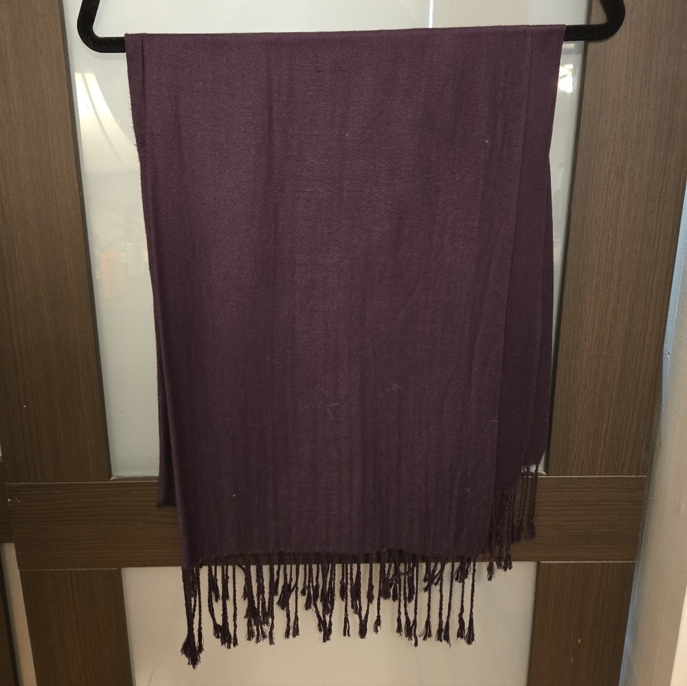 Purple Shawl Scarf